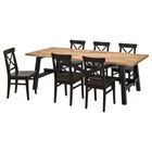 Tisch und 6 Stühle Akazie/schwarz von SKOGSTA / INGOLF im aktuellen IKEA Prospekt