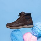Boots avec lacets marron homme en promo chez La Halle Saint-Herblain à 24,99 €