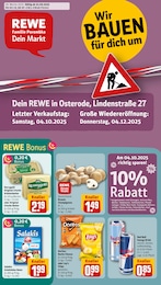 REWE Prospekt für Osterode mit 30} Seiten REWE Prospekt für Osterode: "Dein Markt", 30 Seiten, 22.09.2025 - 27.09.2025
