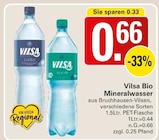 Mineralwasser Angebote von Vilsa Bio bei WEZ Löhne für 0,66 €