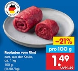 Netto Marken-Discount - Rouladen vom Rind Angebot im Prospekt Rouladen vom Rind bei Netto Marken-Discount im Prospekt "" für 1,49 €
