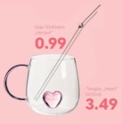 Glas-Trinkhalm "Herzen" Angebote bei E center Rastatt für 0,99 €