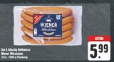 Delikatess Wiener Würstchen Angebote von Gut & Günstig bei nah und gut Fürth für 5,99 €