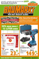 Globus-Baumarkt Prospekt für Halle mit 24 Seiten Globus-Baumarkt Prospekt für Halle: "WER BAUT BRAUCHT GLOBUS", 24 Seiten, 29.11.2020 - 05.12.2020