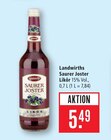 Saurer Joster Likör im Angebot bei Marktkauf in Ludwigsburg Saurer Joster Likör Angebote von Landwirths bei Marktkauf Ludwigsburg für 5,49 €