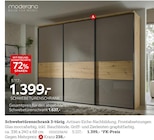 Schwebetürenschrank 3-türig von moderano für 1.399,00 € bei XXXLutz Möbelhäuser im Angebot Schwebetürenschrank 3-türig von moderano im aktuellen XXXLutz Möbelhäuser Prospekt