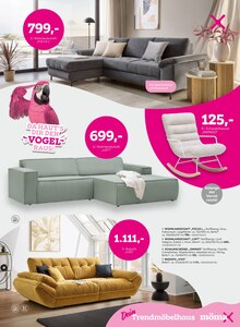 Couch im aktuellen mömax Prospekt (Würzburg) Couch im mömax Prospekt "Pink Shopping? Da haut‘s dir den Vogel raus!" mit 16 Seiten (Würzburg)