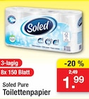 Pure Toilettenpapier im Angebot bei Zimmermann in Göttingen Pure Toilettenpapier Angebote von Soled bei Zimmermann Göttingen für 1,99 €