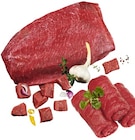 Frische französische Jungbullen Rouladen, frischer Braten oder Gulasch bei REWE im Moers Prospekt für 1,77 €