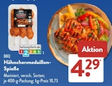 Hähnchenmedaillon-Spieße bei ALDI SÜD im Aichach Prospekt für 4,29 €