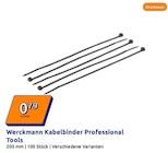 Kabelbinder Professional Tools Angebote von Werckmann bei Action Monheim für 0,79 €