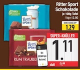 Schokolade im Angebot bei EDEKA in Augsburg Schokolade Angebote von Ritter Sport bei EDEKA Augsburg für 1,11 €