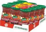 Sauce Bolognaise Pur Bœuf - Panzani en promo chez Intermarché Super Limoges à 13,04 €