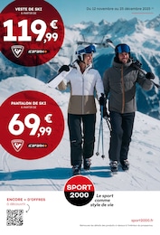 Prix et réduction Loisirs dans le prospectus Sport 2000 en cours Offre Loisirs dans le catalogue Sport 2000 du moment à la page 9