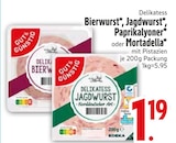 Delikatess Bierwurst bei EDEKA im Scheidegg Prospekt für 1,19 €