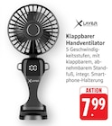 Klappbarer Handventilator im Angebot bei E center in Rüsselsheim Klappbarer Handventilator Angebote von XLAYER bei E center Rüsselsheim für 7,99 €