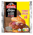 6 steaks hachés spécial burger CHARAL en promo chez Carrefour Hyères à 8,59 €