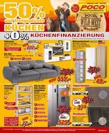Möbel & Einrichtung Prospekt von POCO POCO Prospekt: 50% auf freigeplante KÜCHEN, 16 Seiten, 13.08.2022 - 19.08.2022