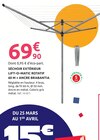 Séchoir Extérieur Lift-O-Matic Rotatif 60 M + Ancre - Brabantia - Mr.Bricolage à Avignon Séchoir Extérieur Lift-O-Matic Rotatif 60 M + Ancre - Brabantia en promo chez Mr.Bricolage Avignon à 69,90 €