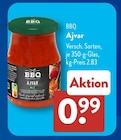 Ajvar Mild im ALDI SÜD Prospekt Ajvar Mild von BBQ im aktuellen ALDI SÜD Prospekt für 0,99 €