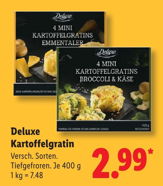 Kartoffelgratin Broccoli & Käse