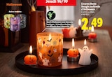 Bougie parfumée d'Halloween - LIVARNO HOME en promo chez Lidl Gennevilliers à 2,49 €