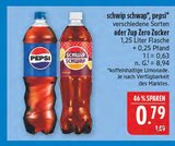 schwip schwap, pepsi oder 7up Zero Zucker Angebote von Pepsi bei Marktkauf Frankenberg für 0,79 €