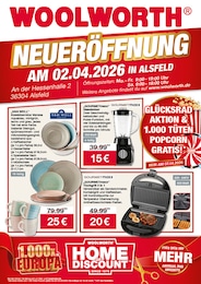 Woolworth Prospekt "NEUERÖFFNUNG IN ALSFELD" für Lauterbach, 8 Seiten, 02.04.2026 - 02.04.2026