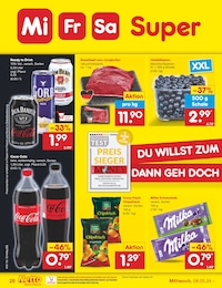 Coca Cola Angebot im aktuellen Netto Marken-Discount Prospekt auf Seite 38