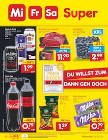 Cola im Netto Marken-Discount Prospekt "Aktuelle Angebote" mit 55 Seiten (München)