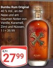 Bumbu Rum Original Angebote bei GLOBUS Mannheim für 27,99 €