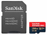 Extreme PRO UHS-I, Micro-SDXC Speicherkarte von SanDisk für 29,99 € bei MediaMarkt Saturn im Angebot Extreme PRO UHS-I, Micro-SDXC Speicherkarte von SanDisk im aktuellen MediaMarkt Saturn Prospekt