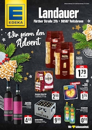 EDEKA Prospekt für Erlangen: "Wir feiern den Advent", 2 Seiten, 02.12.2024 - 07.12.2024