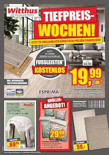 Witthus Heimtex-Fachmarkt GmbH Prospekt TIEFPREIS-WOCHEN! mit  Seiten in Bremen und Umgebung