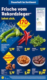 Lidl Gruener Spargel im Prospekt 