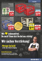 Aktueller EDEKA Prospekt mit Bier, "Aktuelle Angebote", Seite 19