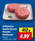 Double Quarter Pounder Hamburger Angebot im Lidl Prospekt Double Quarter Pounder Hamburger im Lidl Prospekt zum Preis von 4,99 €
