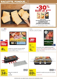 Offre Appareil Raclette dans le catalogue Carrefour du moment à la page 23