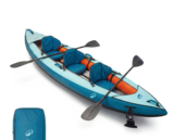 Kajak 2-/3-Sitzer 100 Essential Set Angebote von DECATHLON bei Decathlon Halle für 329,99 €
