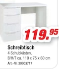Schreibtisch im Angebot bei Möbel AS in Heilbronn Schreibtisch Angebote bei Möbel AS Heilbronn für 119,95 €