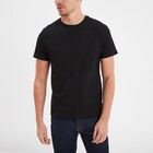 T-shirt en coton manches courtes noir homme en promo chez La Halle T-shirt en coton manches courtes noir homme dans le catalogue La Halle