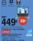 Pc portable ip3 17iau7 - LENOVO en promo chez E.Leclerc Bastia à 449,00 €