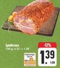 Aktuelles Spießbraten Angebot bei EDEKA in Nürnberg ab 1,39 €