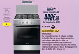 Cuisinière gaz finition silver - FAGOR - Proxi Confort à Nantes Cuisinière gaz finition silver - FAGOR en promo chez Proxi Confort Nantes à 449,90 €