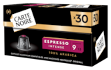 SUR TOUTES LES CAPSULES COMPATIBLES NESPRESSO X10, X30, X60 - CARTE NOIRE en promo chez Carrefour Issy-les-Moulineaux