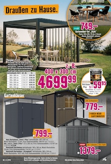 Terrassenüberdachung im Hornbach Prospekt "Dir ist vieles Latte. Nur nicht Dein Garten." mit 33 Seiten (Bielefeld)