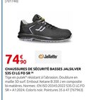 Chaussures de sécurité basses Jalsilver S3S CI LG FO SR à Rural Master dans Baraqueville Chaussures de sécurité basses Jalsilver S3S CI LG FO SR à Rural Master dans Baraqueville