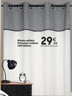 Rideau œillets Princeton ardoise 140x260cm - Maxi Bazar à Trappes Rideau œillets Princeton ardoise 140x260cm en promo chez Maxi Bazar Trappes à 29,99 €