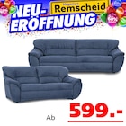 Aktuelles Utah 2,5-Sitzer + 2-Sitzer Sofa Angebot bei Seats and Sofas in Wuppertal ab 599,00 €