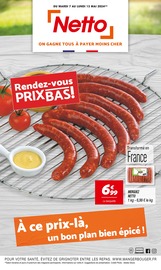 Saucisse Angebote im Prospekt "Rendez-vous PRIX BAS !" von Netto auf Seite 1